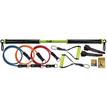Resist-A-Bar Gym Kit - the  Resist-A-Bar with  Resistance Tubes and Accessories